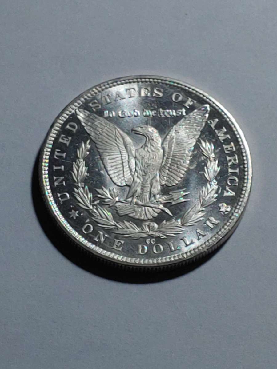 HIGH GRADE GEM DEEP MIRROR DMPL SILVER 1883 cc