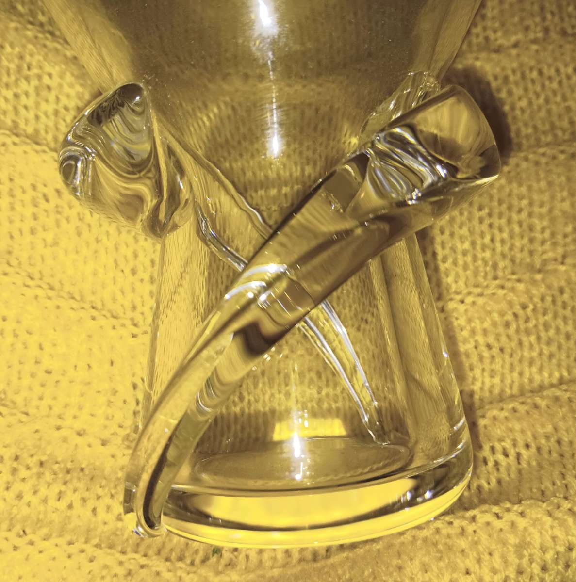 stueben genuine crystal high end vase