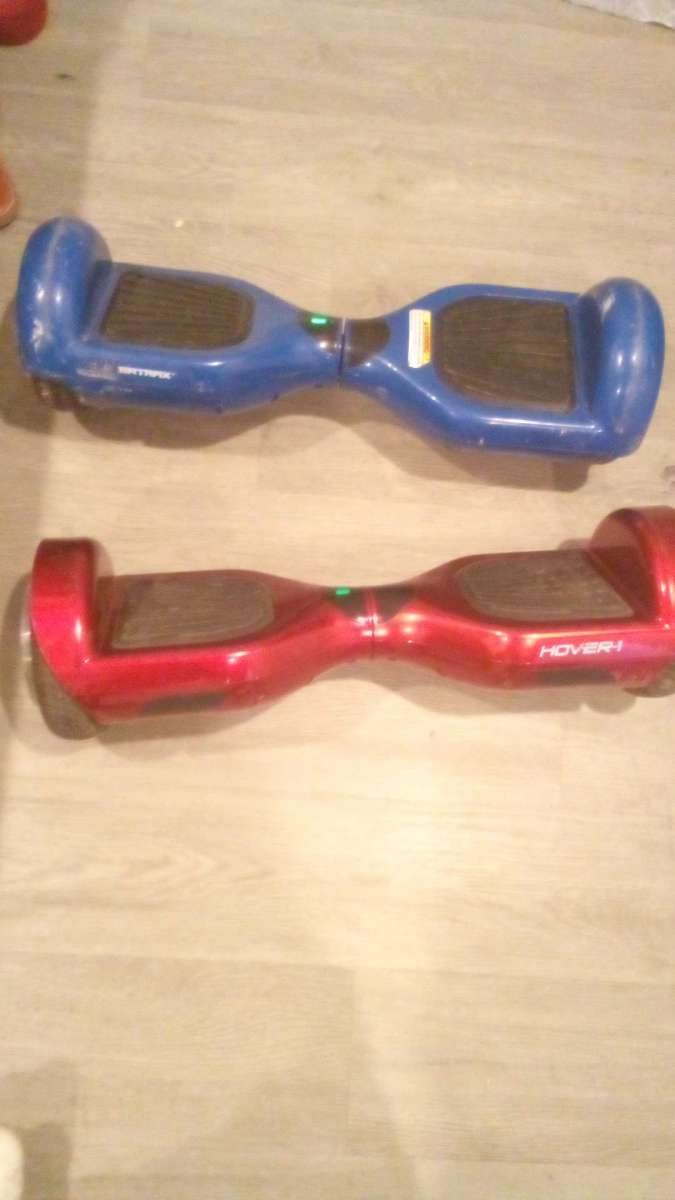 blue hoverboard