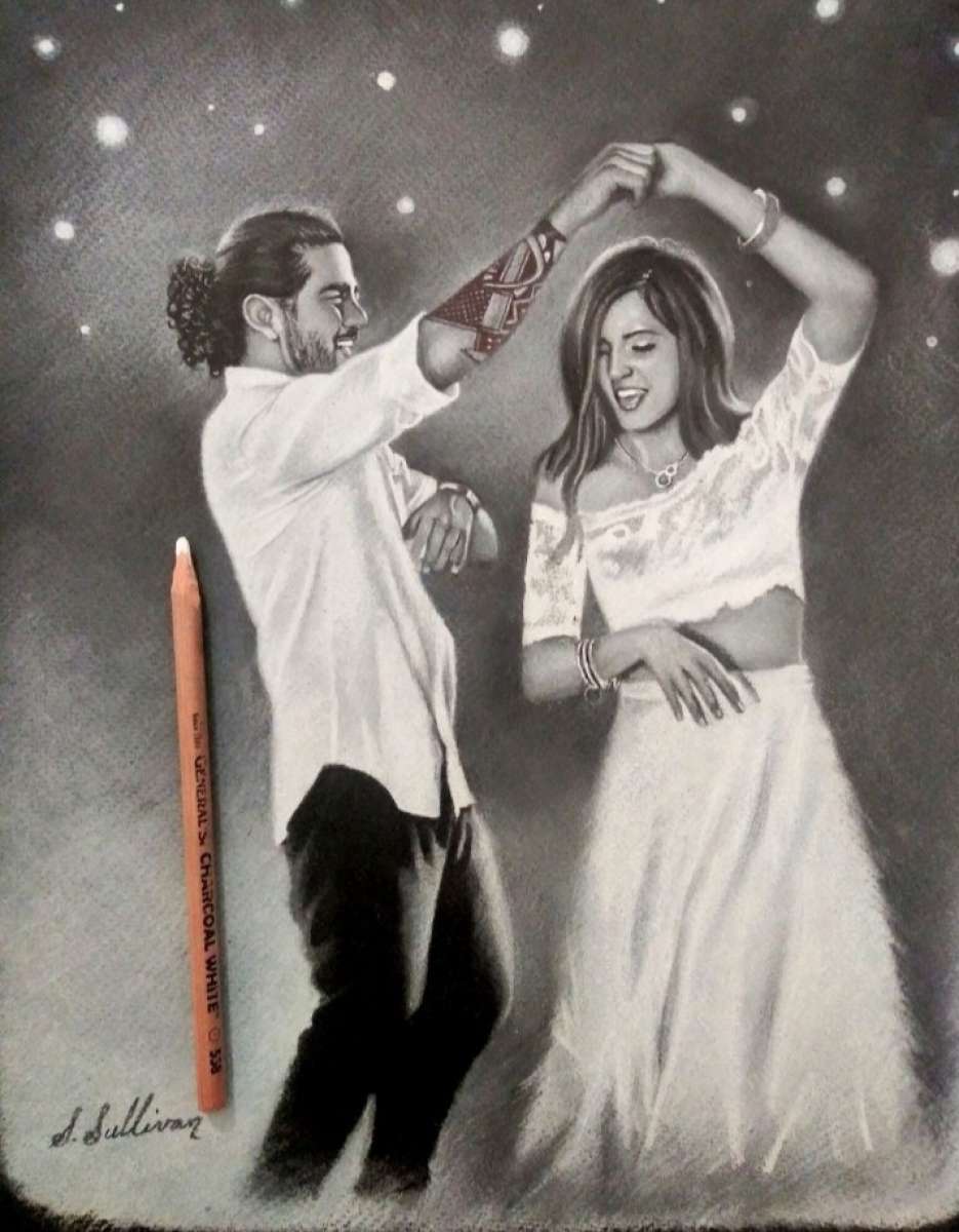 Hand drawn portraits