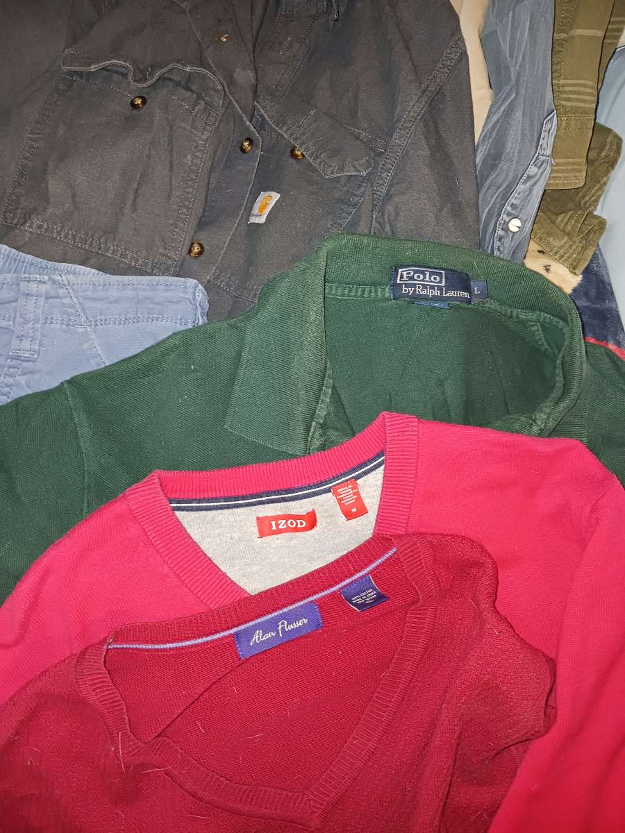Mens Name Brand Clothing Lot