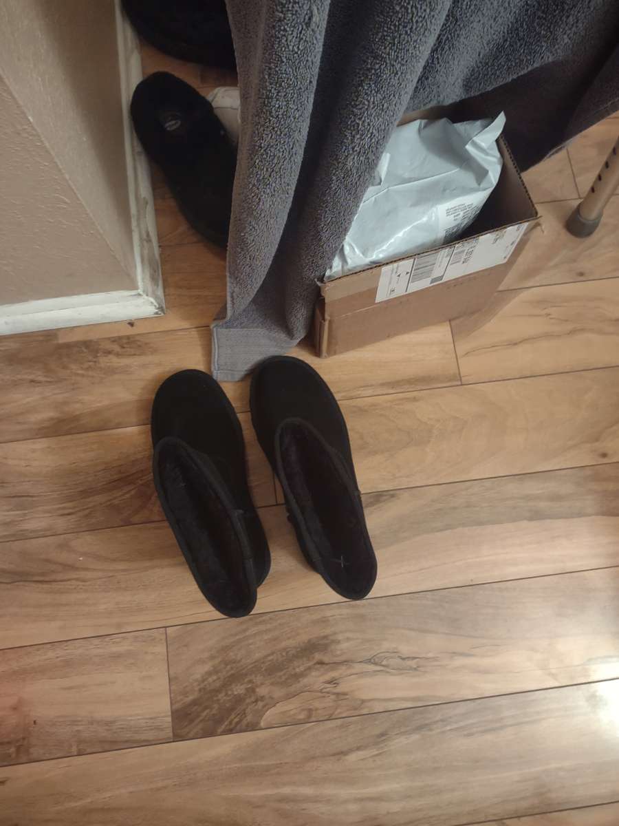 black boots
