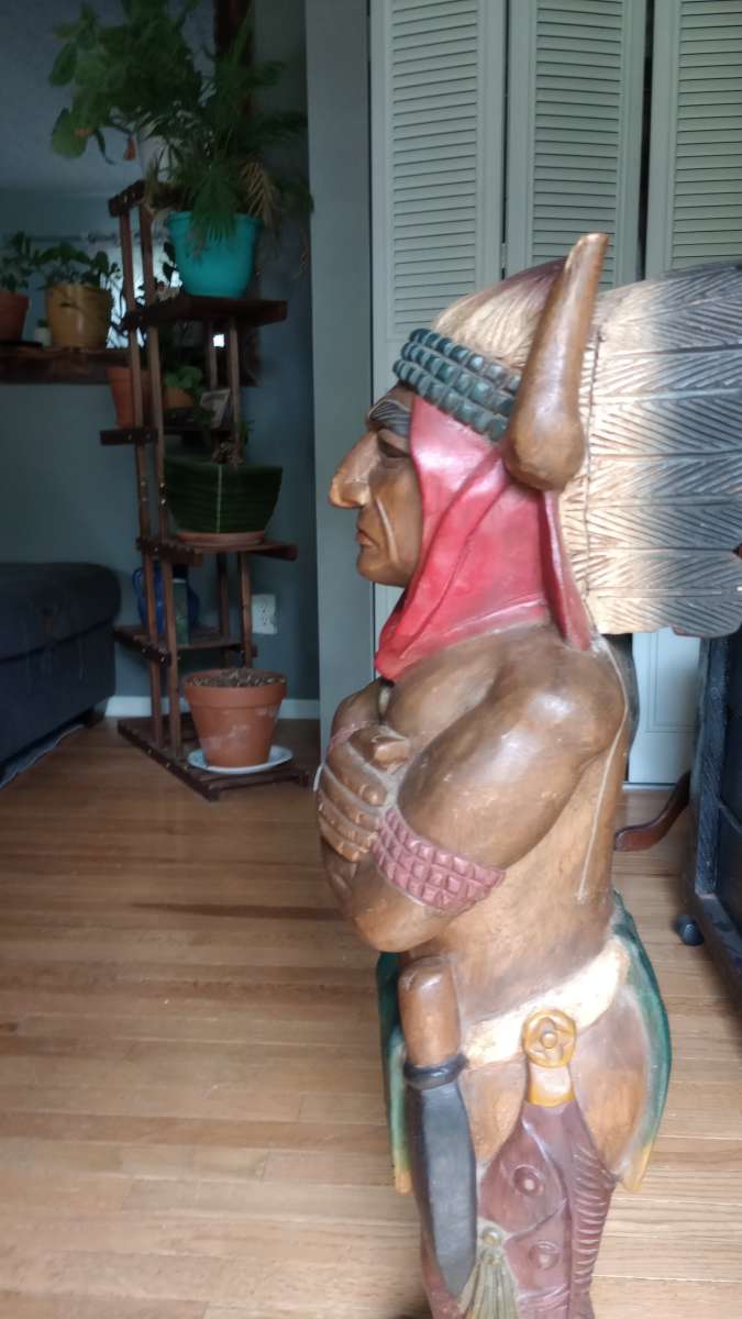 cigar shop wooden Indian