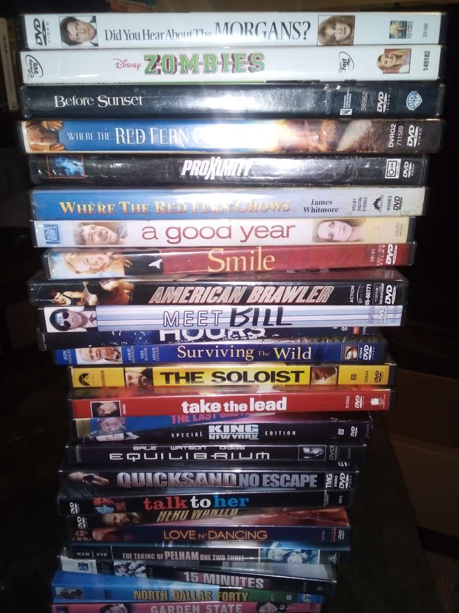 25 dvds