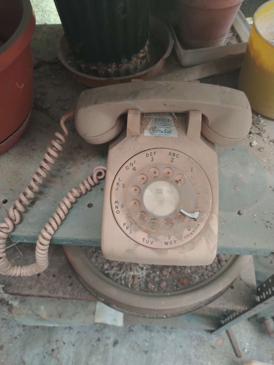 vintage rotary phone