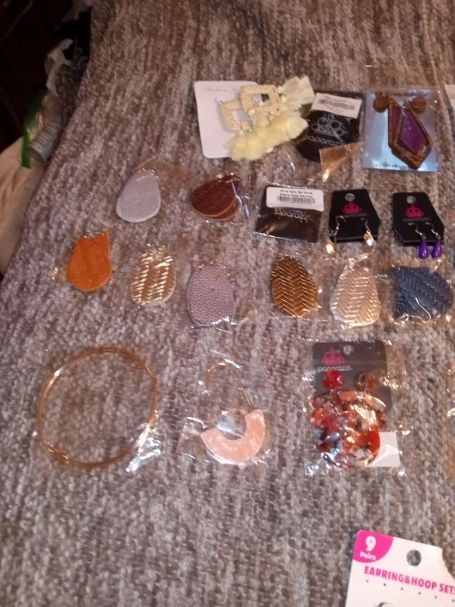62 pairs of various brands of earrings they are all NIP