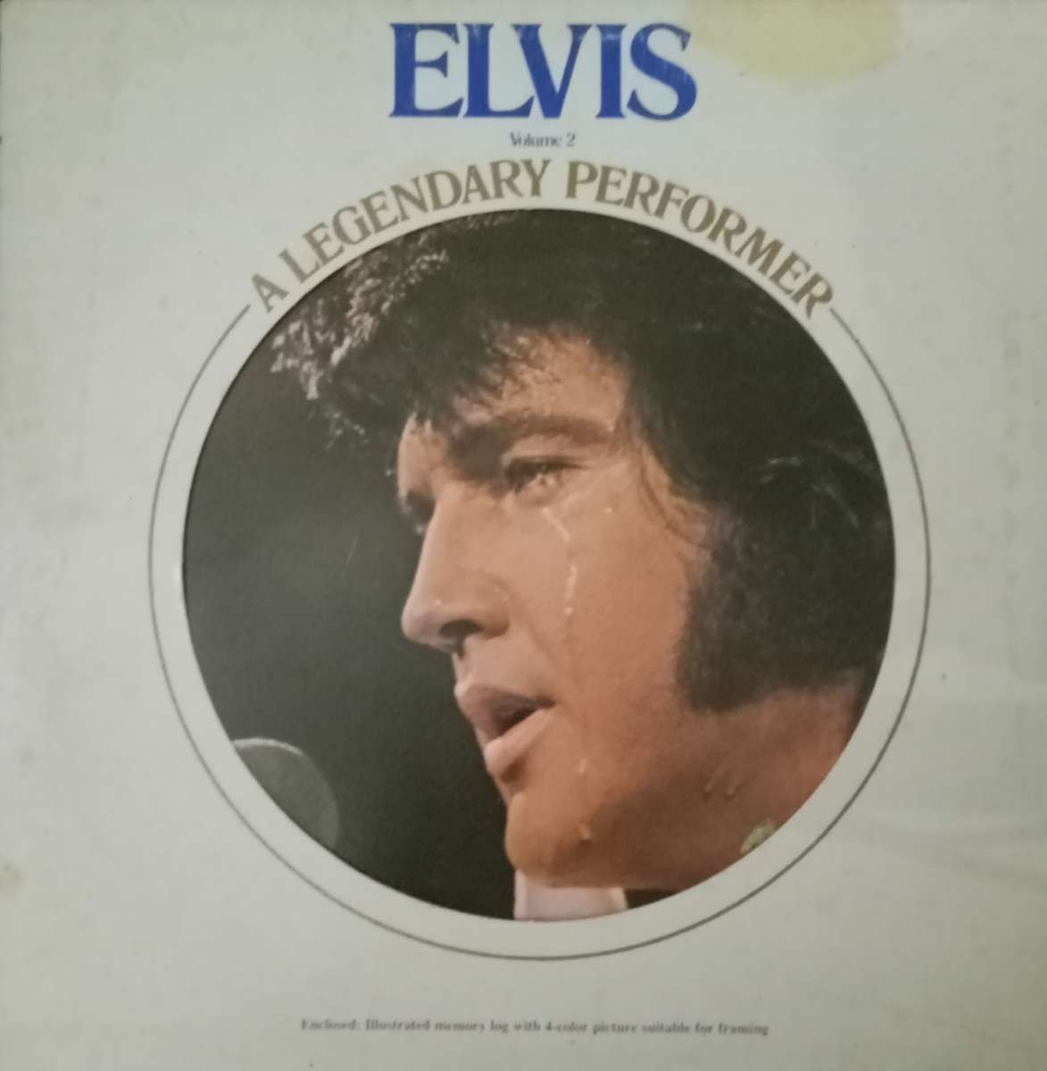 Elvis volume two A legendary performer vinyl record