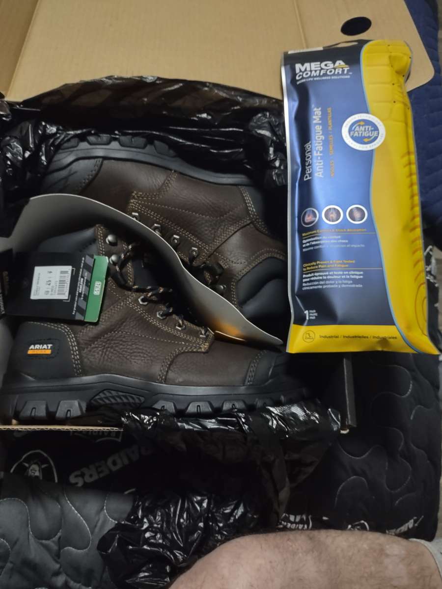 Ariat steel toe and waterproof  boots