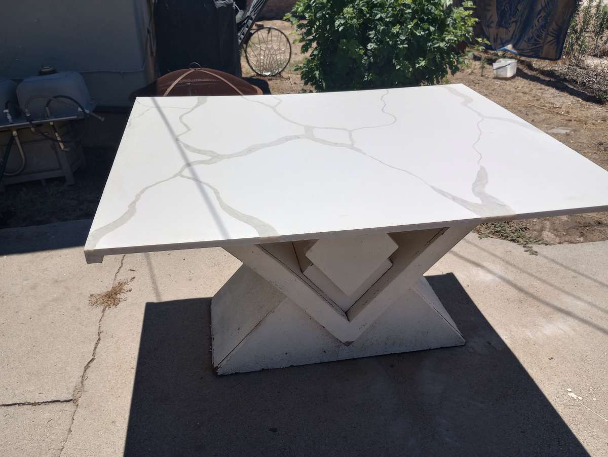 real marble table