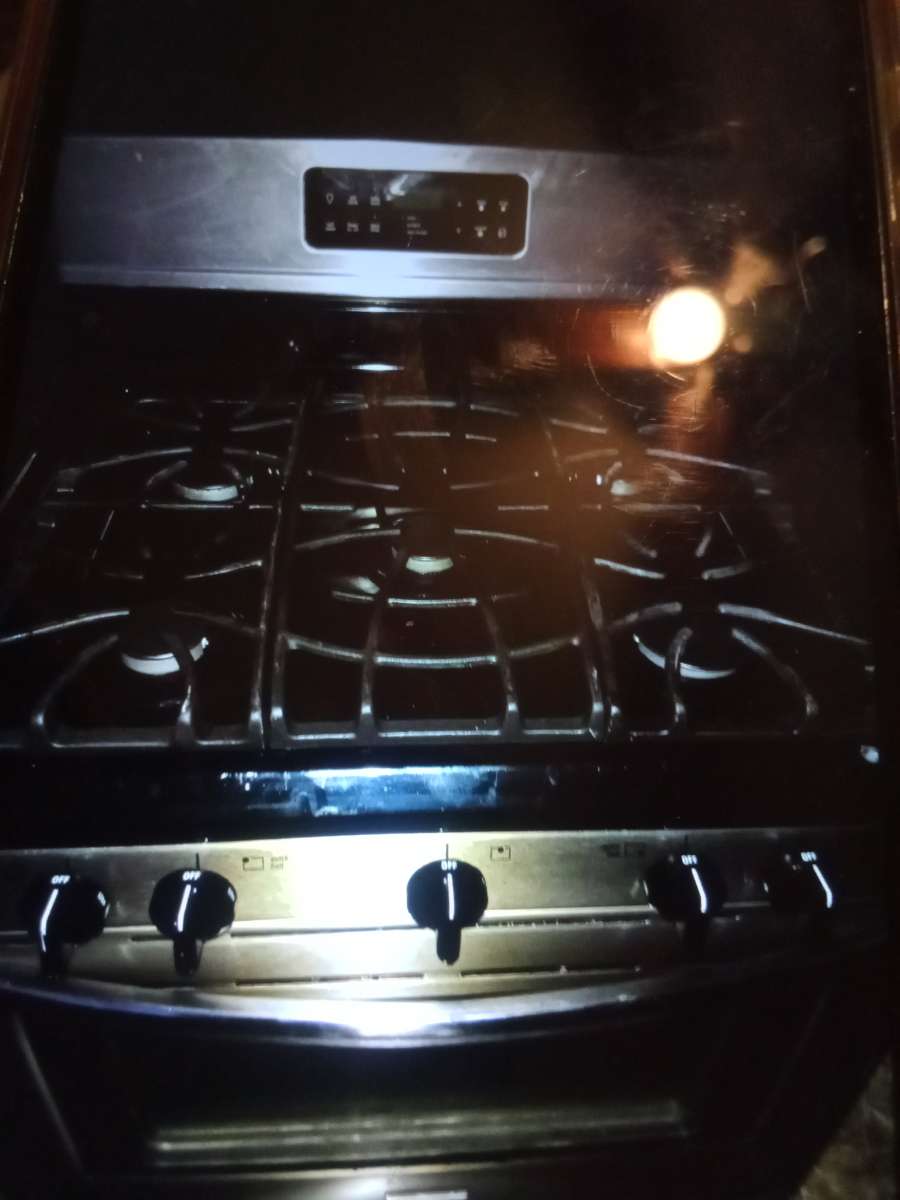 Frigidaire gas Air fry stove oven