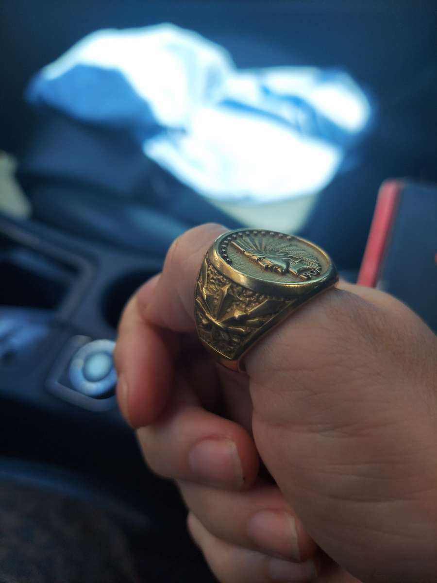 mens gold ring