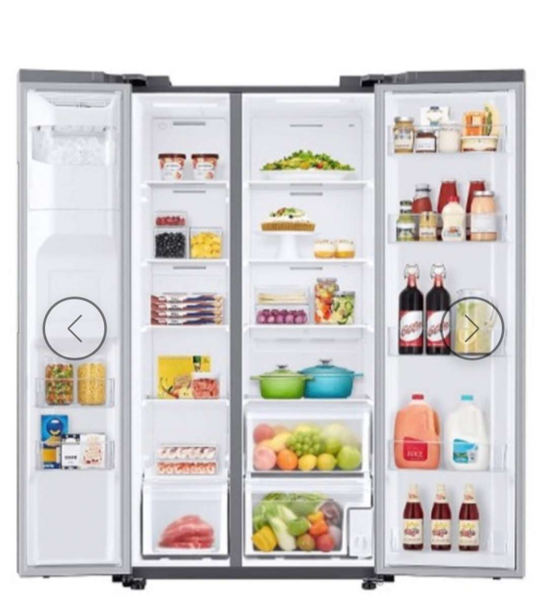 Samsung refrigerator with French doors