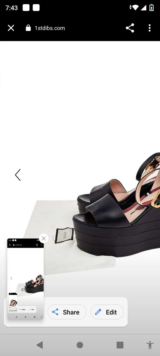 Gucci Kingsnake High Platform Heels