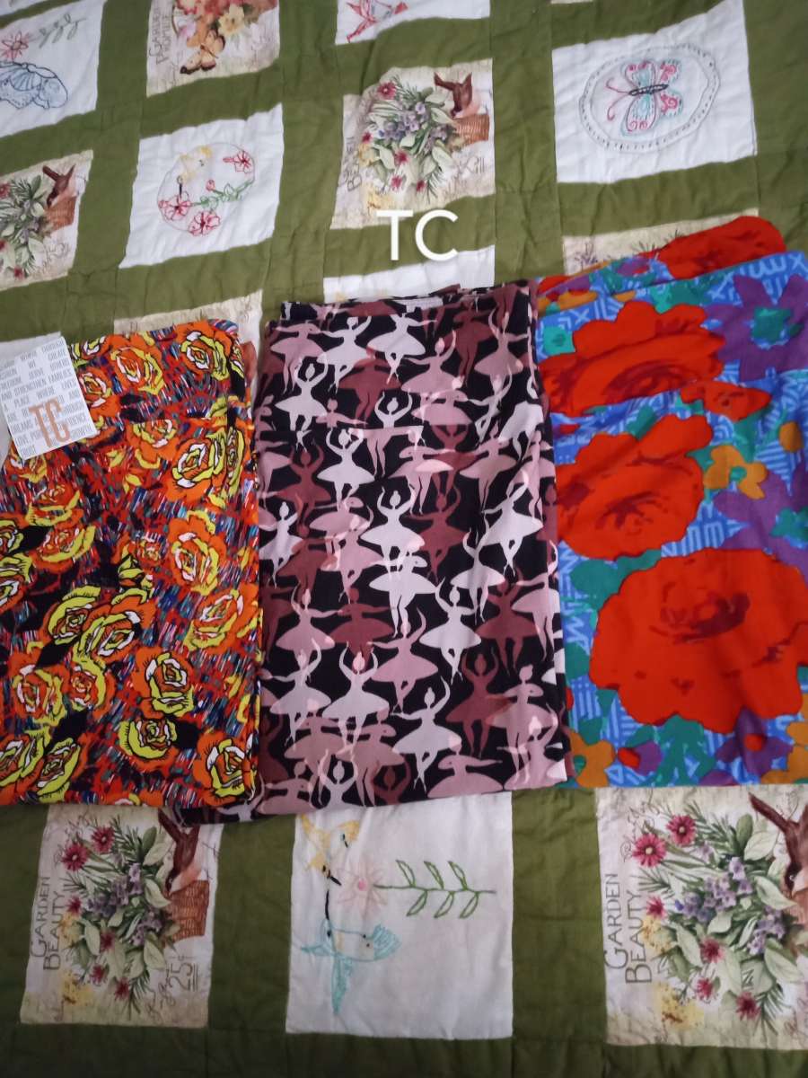 Brand New LuLaRoe TC Leggings 10 each fit size 12 to 18