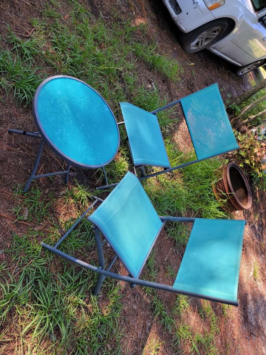 bistro table and chairs set