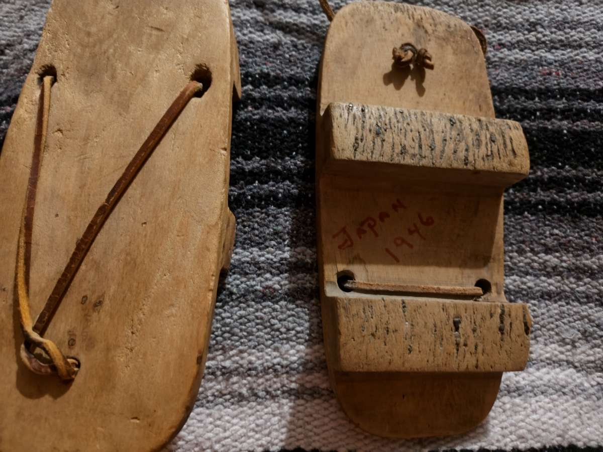 1941 WW2 Japan shoes vintage and original
