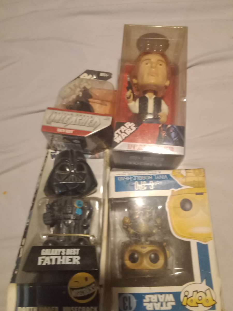 Star Wars collection Han Solo Darth Vader etc