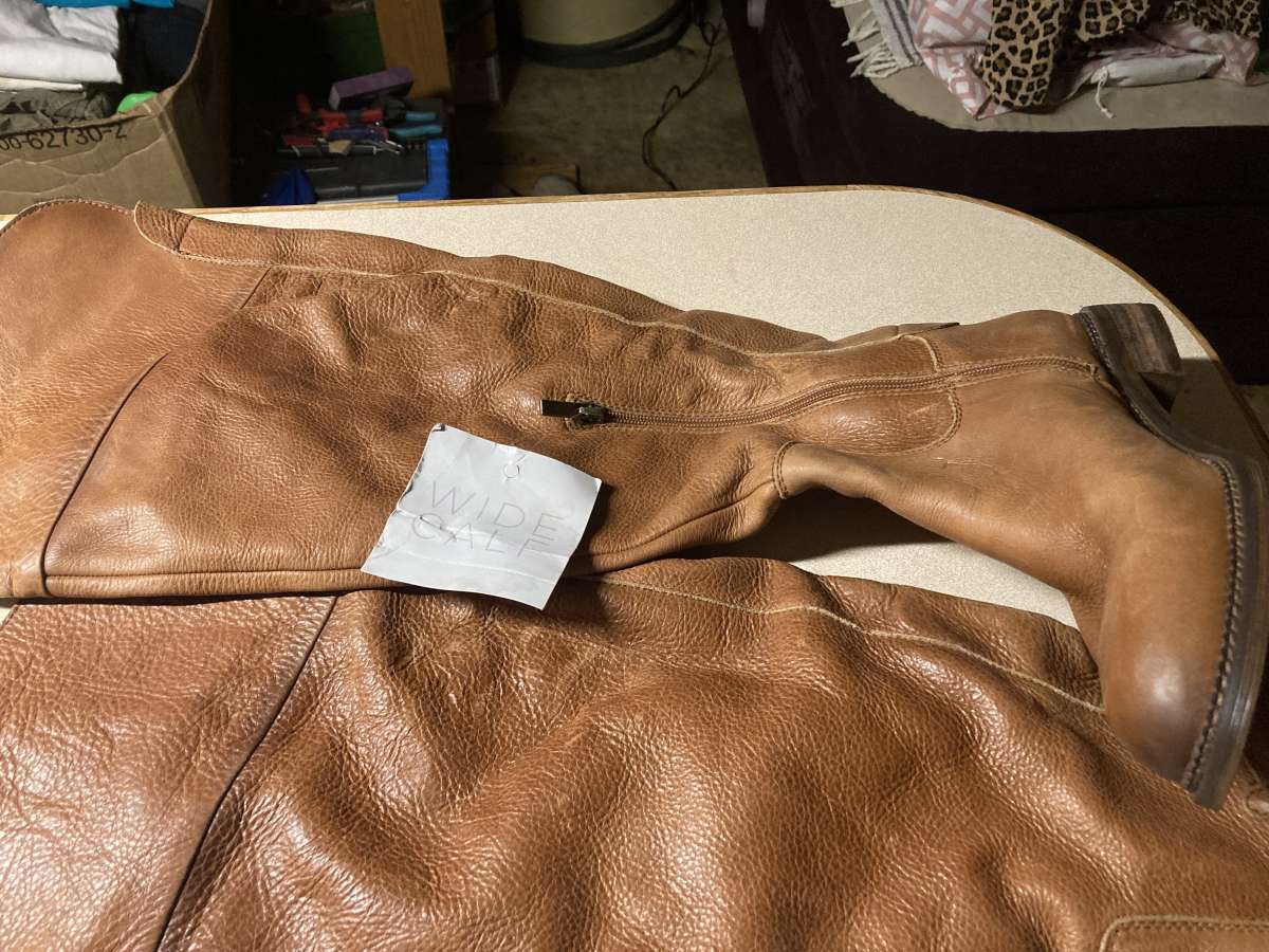 Franco Sarto Over the knee browns genuine leather boots