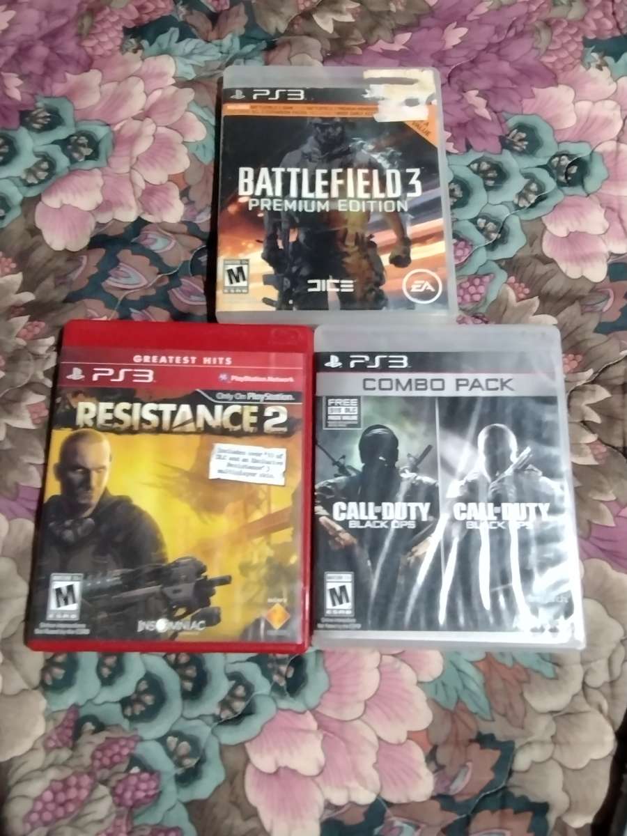 PlayStation 3 games three of them
