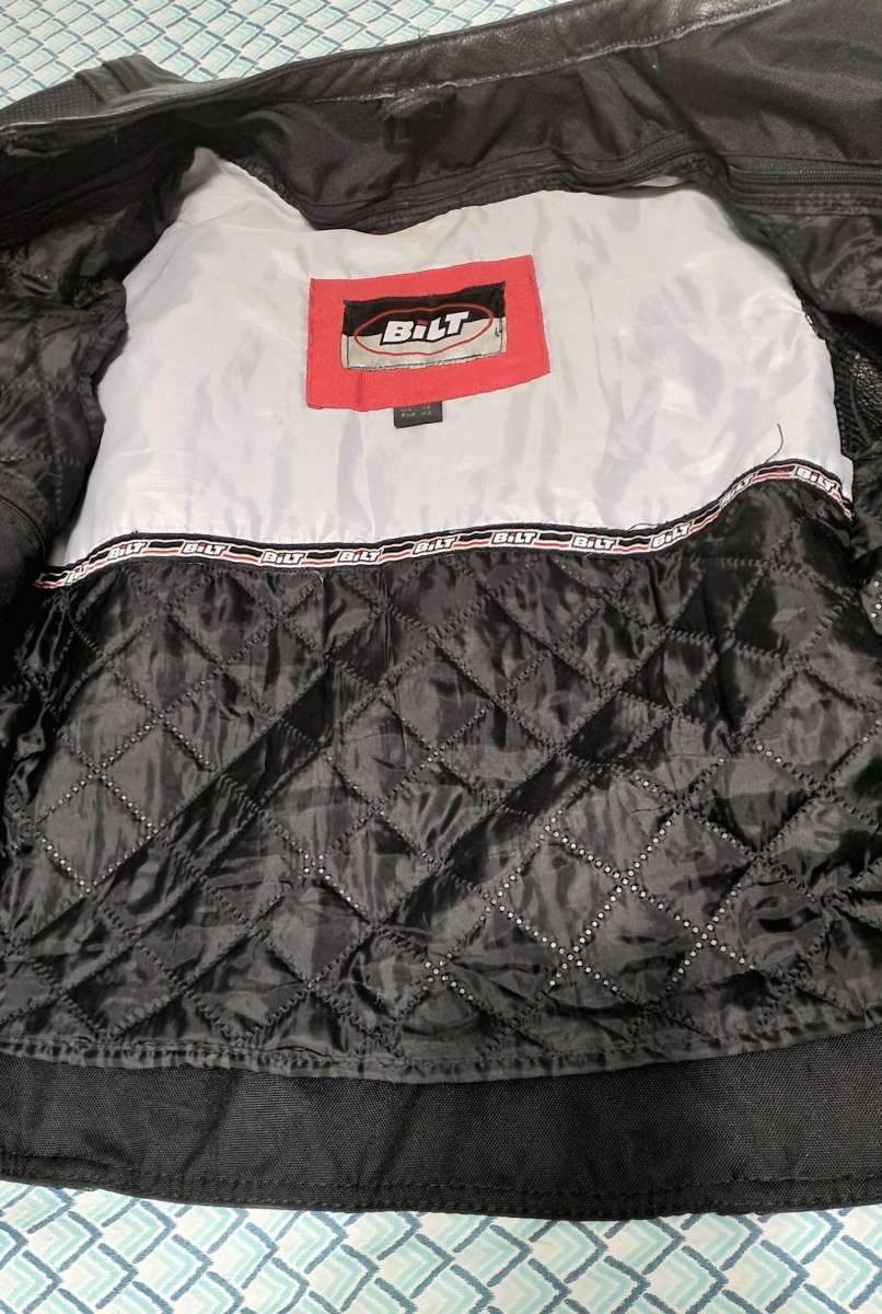 Bilt leather motorcycle jacket