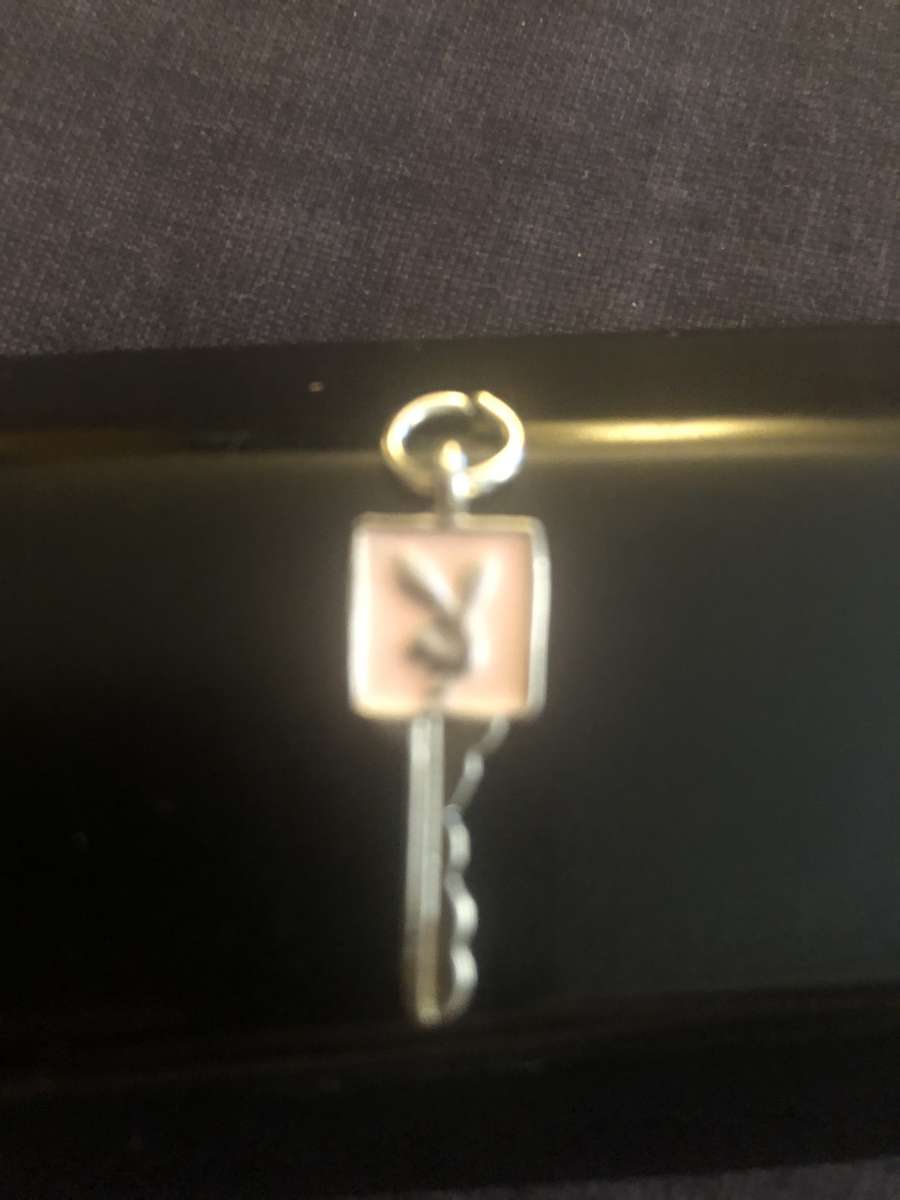 playboy bunny earrings and charm