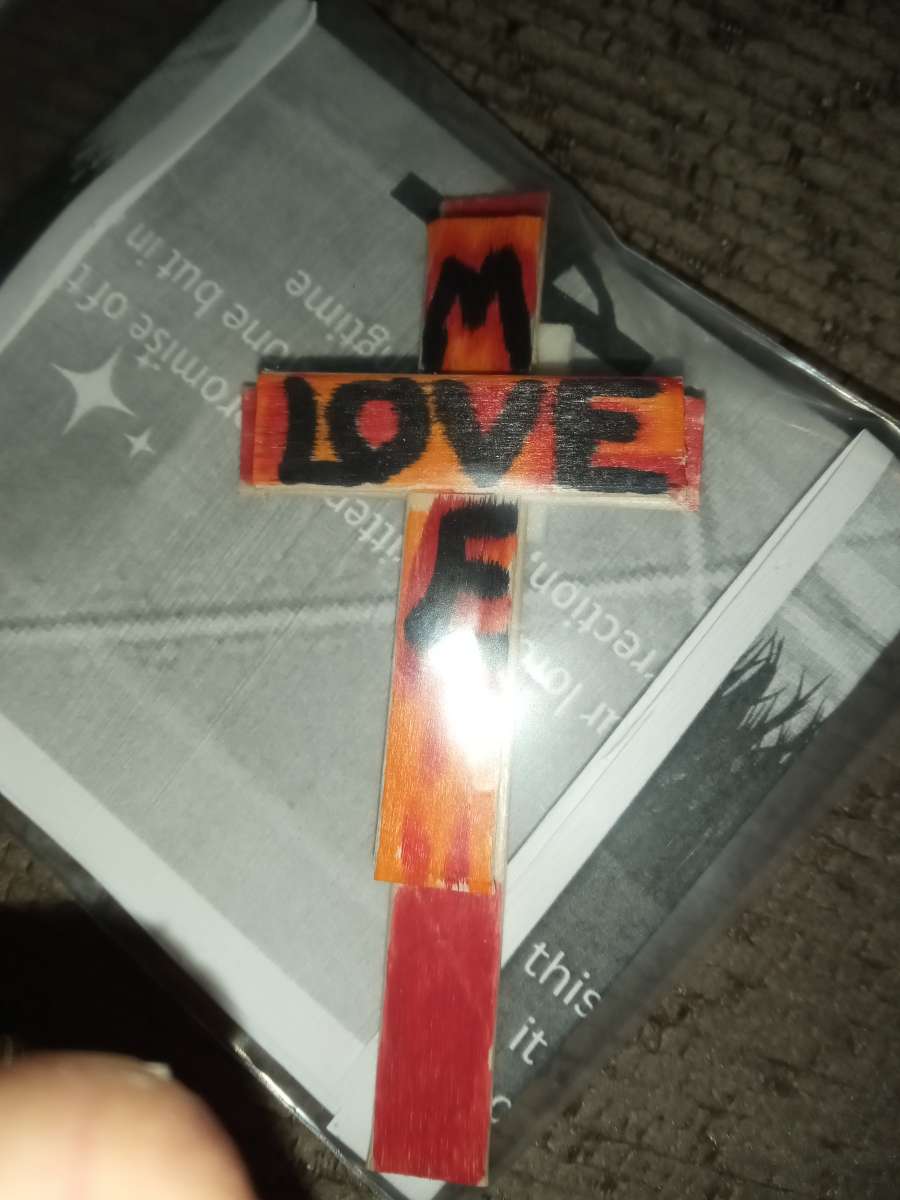 hand made crosses 3 each