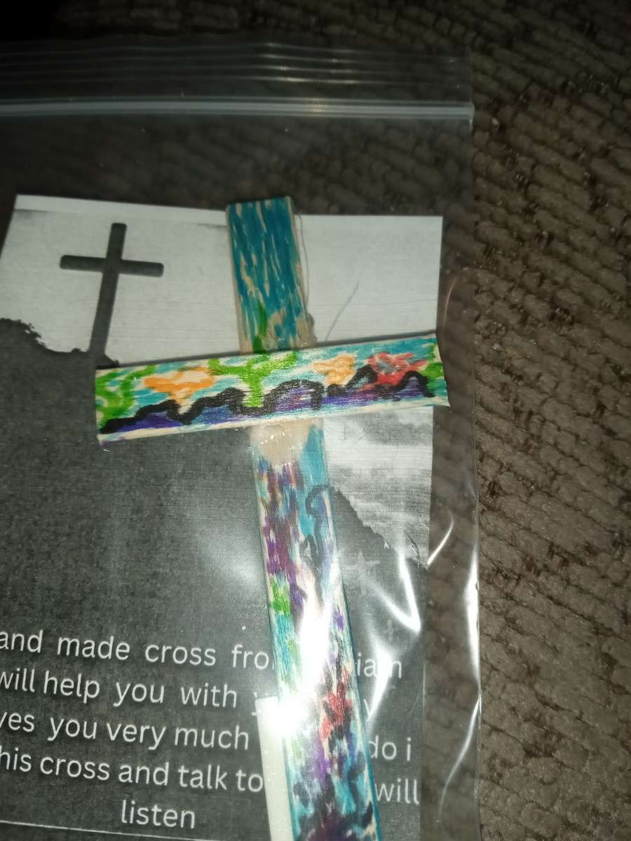 hand made crosses 3 each