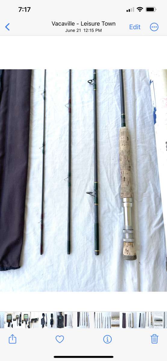 pre owned A Fisher 9ft fly fishing Rod