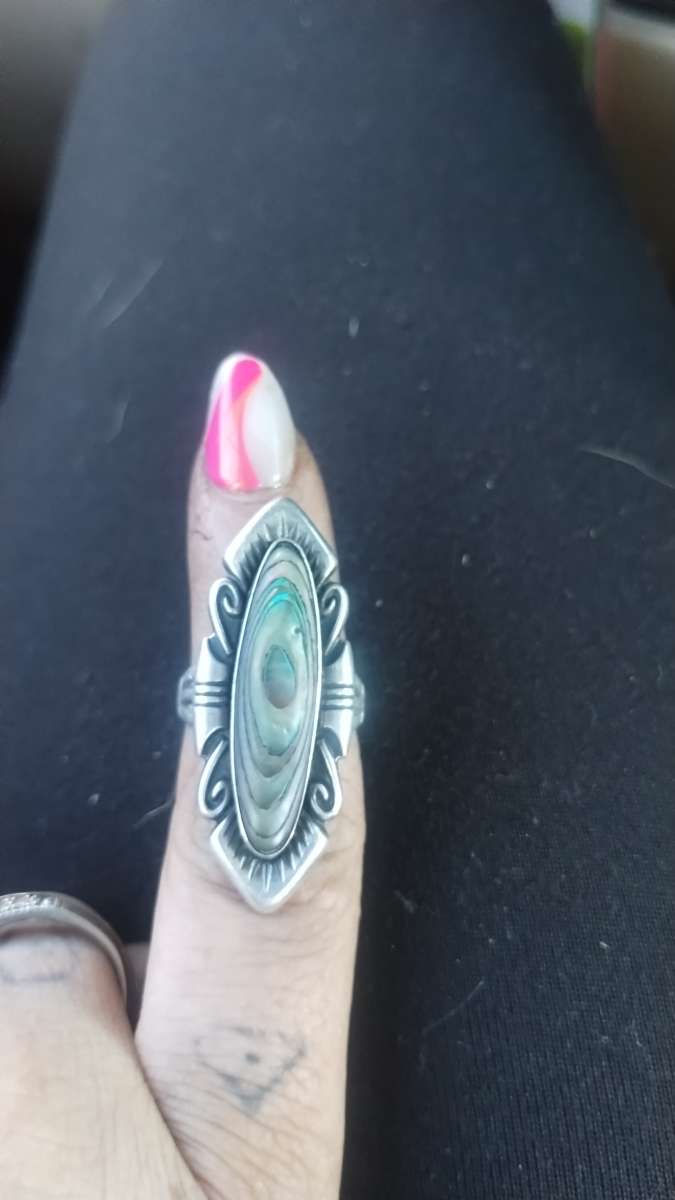 indian tribe oval opal ring