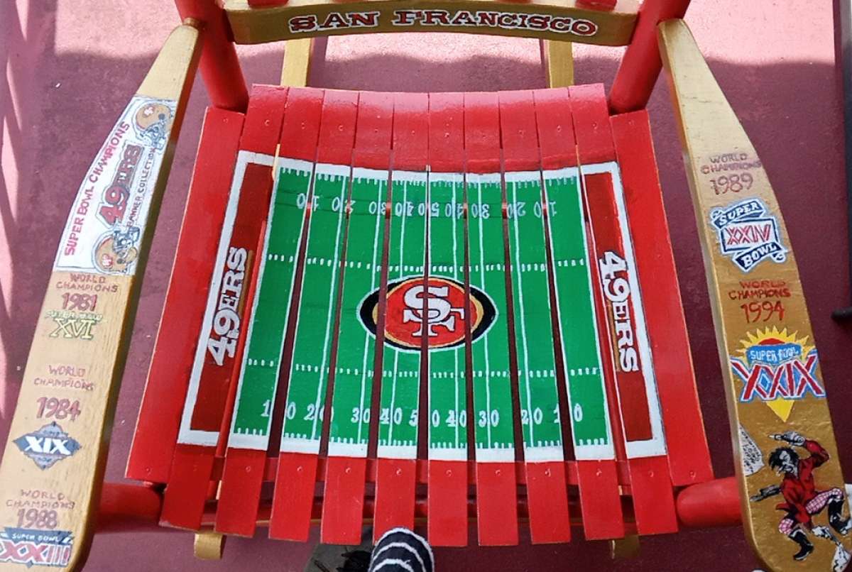 Custom Sports Teams Ultimate Fan Rocking Chair