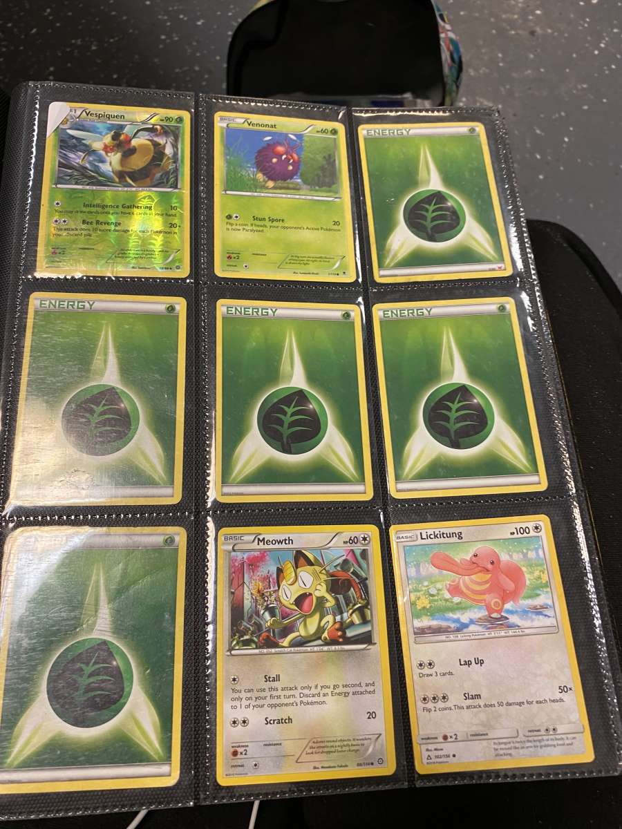Pokmon binder and cards