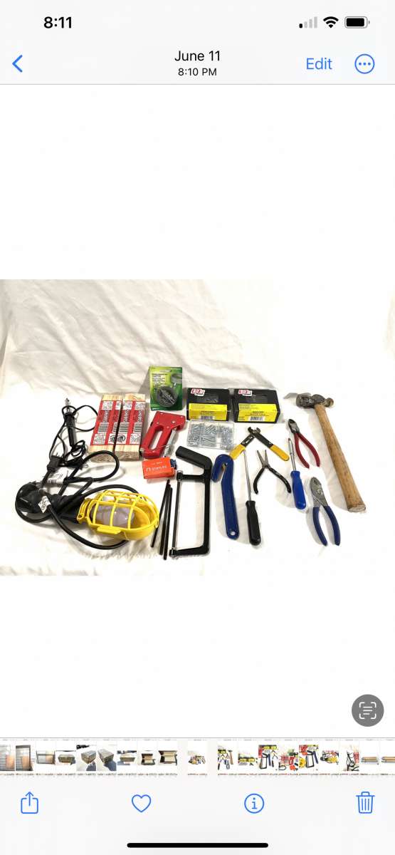 new and used hand tools and hardware