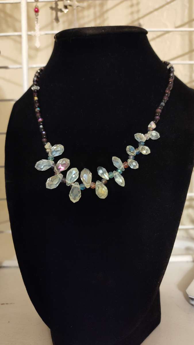 Hand made crystal necklace
