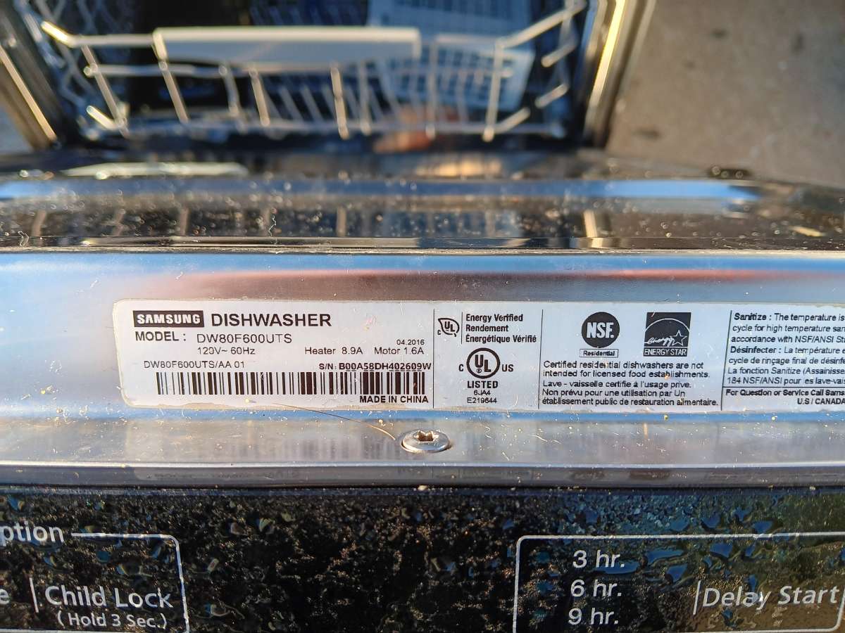 Samsung smart dishwasher