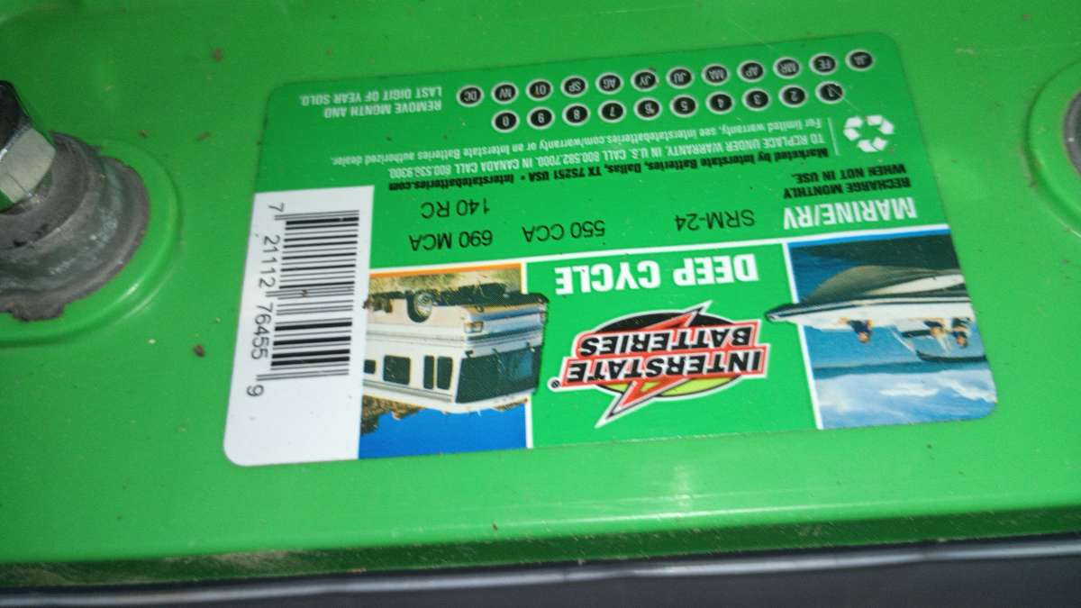 Brandnew Interstate Deepcycle Marine battery
