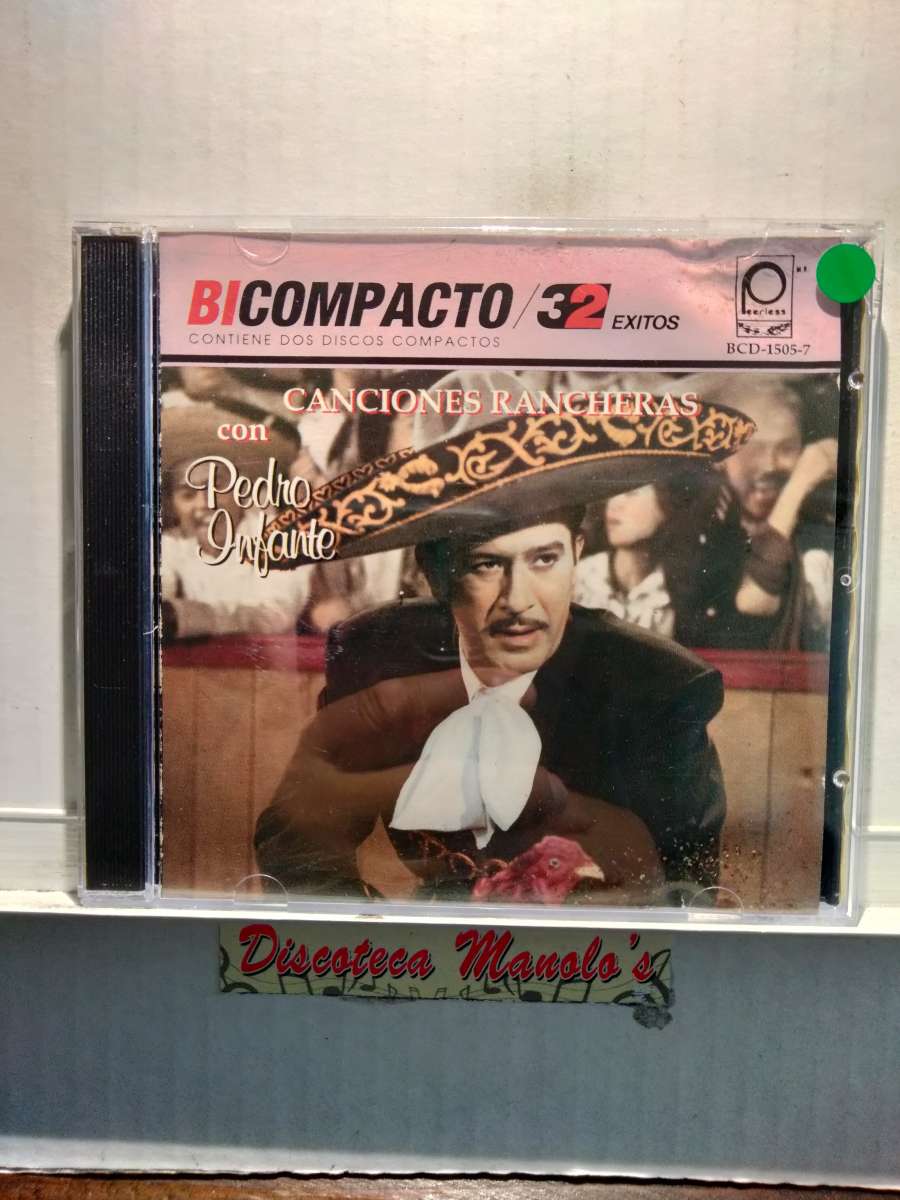 PEDRO INFANTE CANCIONES RANCHERAS 2 CDS USADOS EN EXC COND