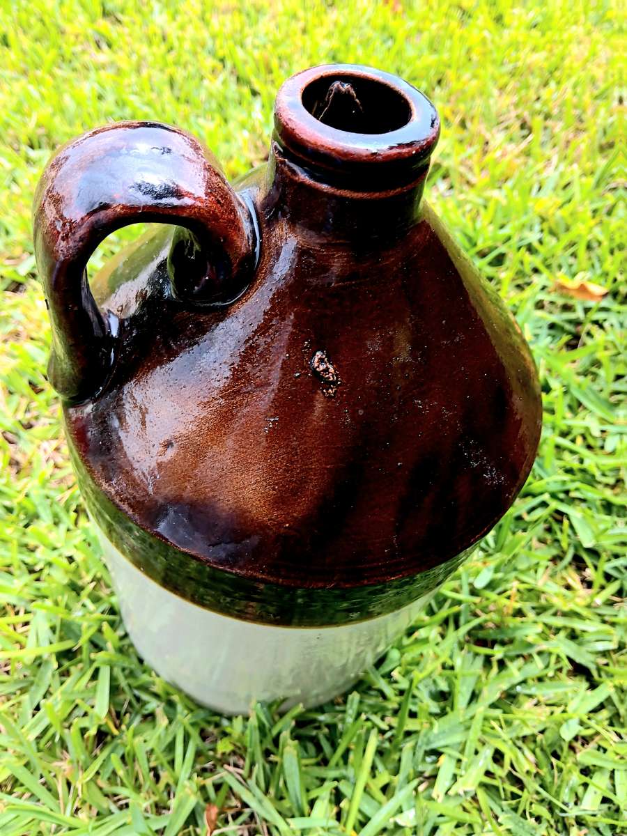 vintage  1902 pottery jug