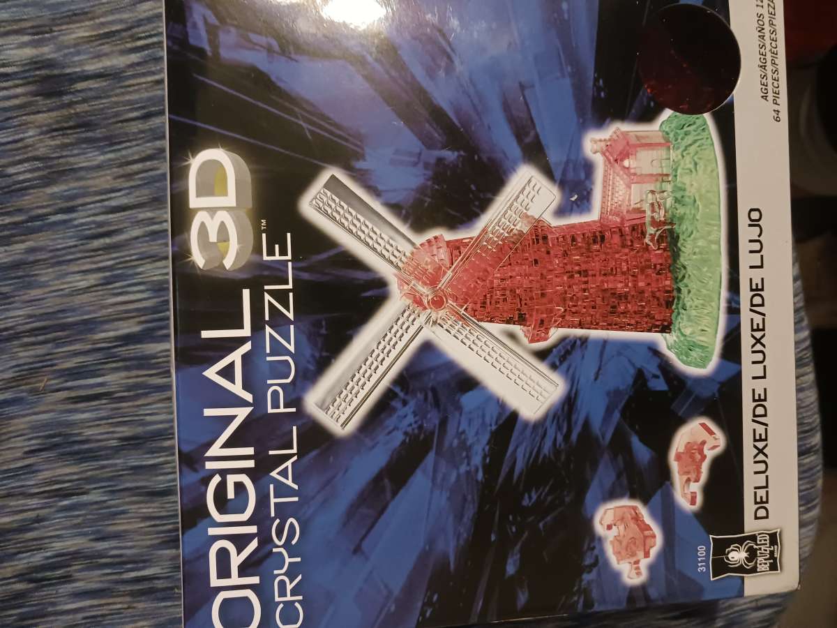 3D Puzzles UNICORN STATUE OF LIBERTY AND WINDMILL