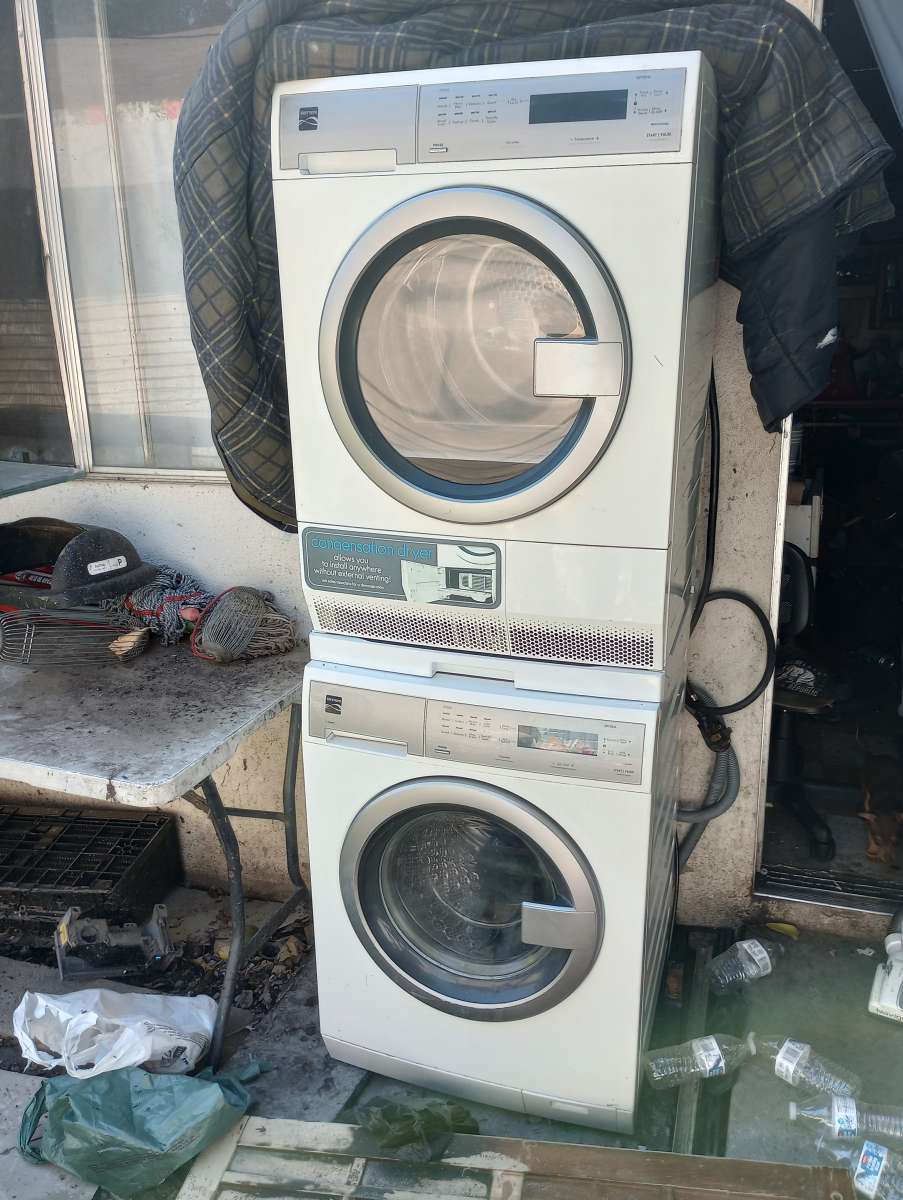 set of washer and dryer