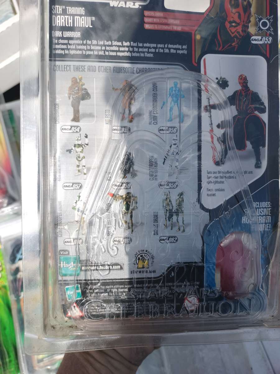 star wars autographed DARTH MAUL