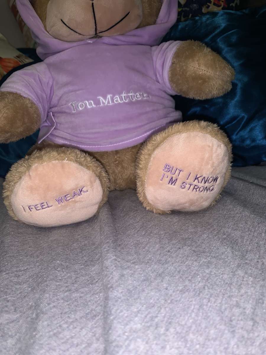 light brown ORIGINAL YOU MATTER voice recording bear