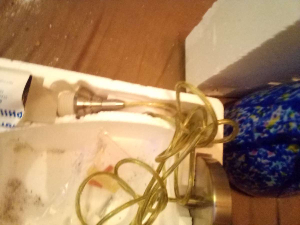 globe light fixture that is hooked up through youre electric