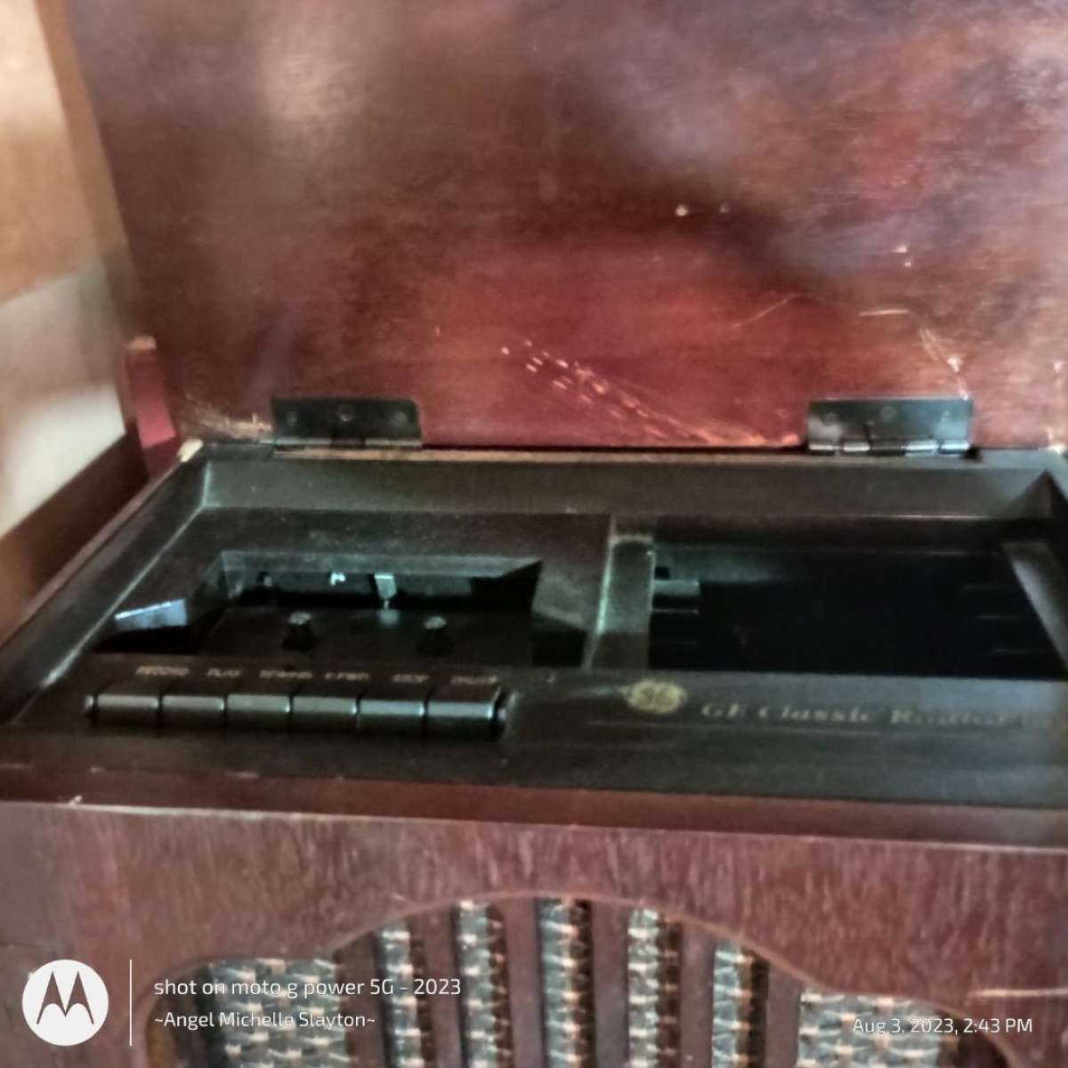 old radio from 70s works too