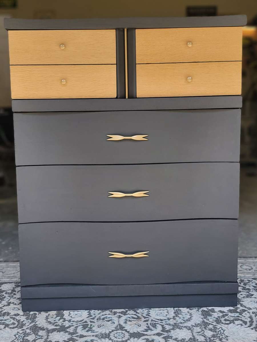 MCM Tallboy dresser