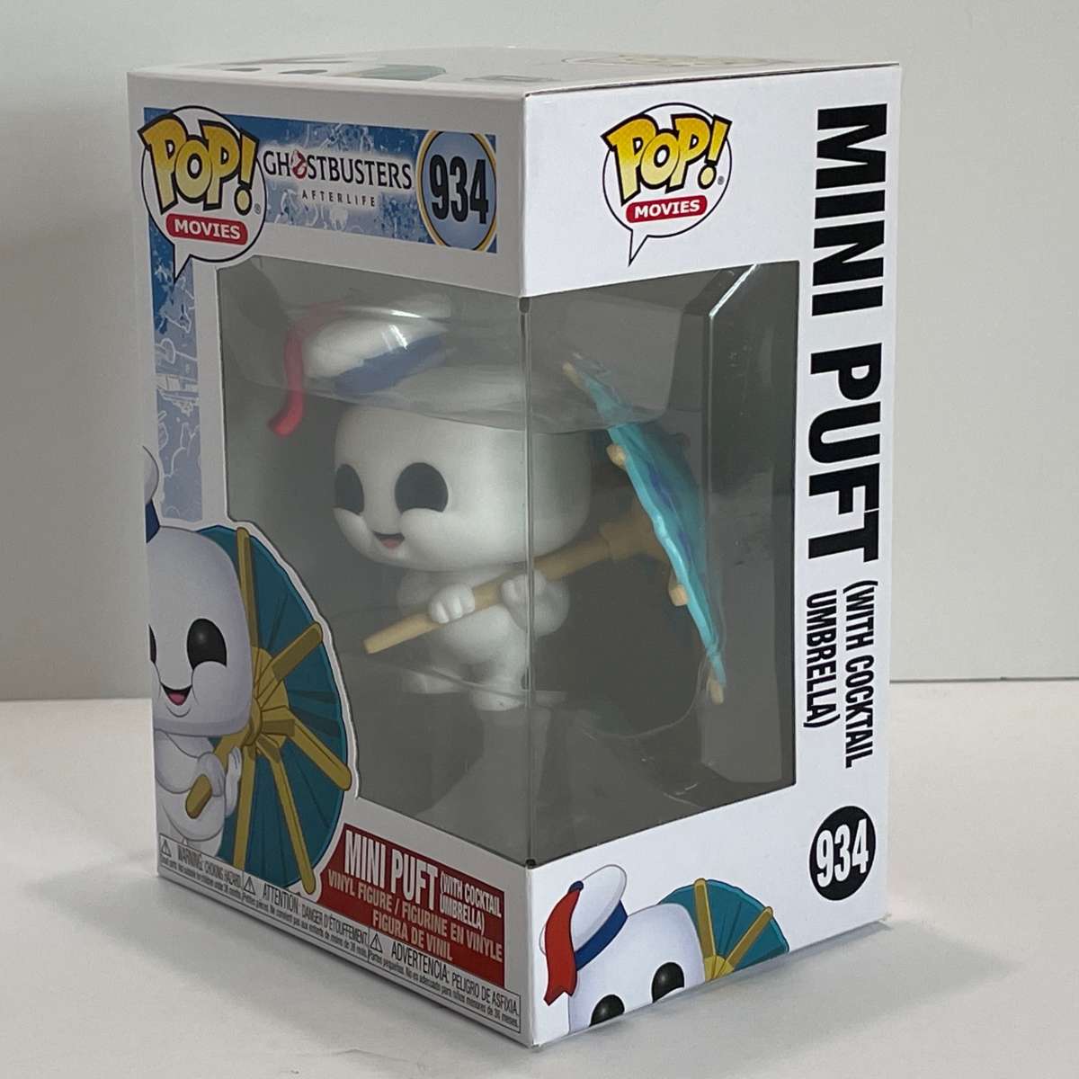 934 Mini Puft w Umbrella Funko Pop Ghostbusters MIB