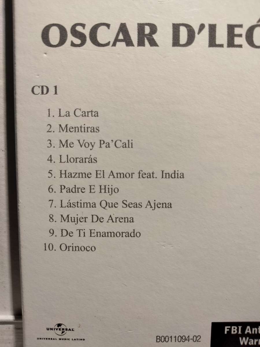 OSCAR DLEON THE GREATEST SALSA CD USADO EN EXC COND