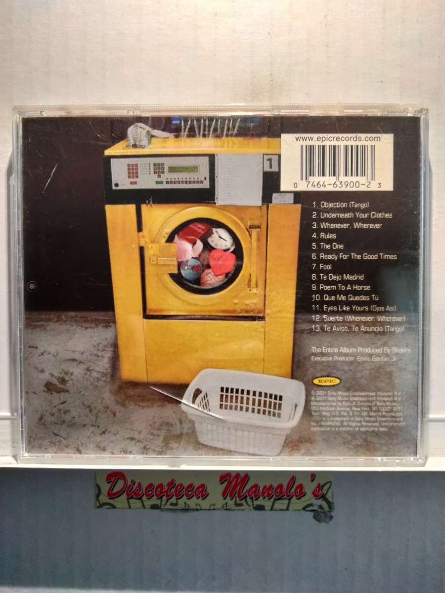 SHAKIRA OK LAUNDRY SERVICE CD USADO EN EXC COND