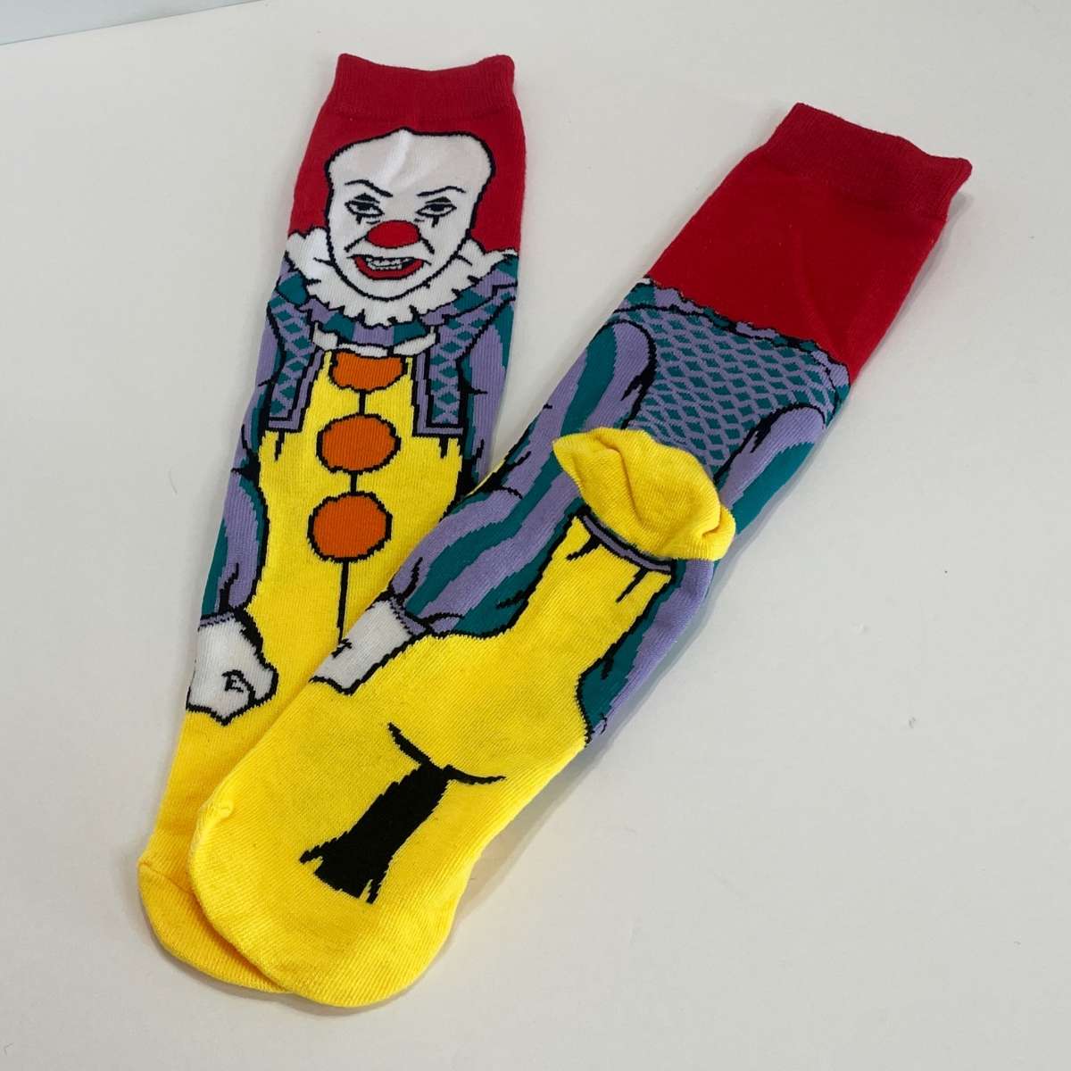 IT Pennywise Horror Character Socks Adult Size NEW