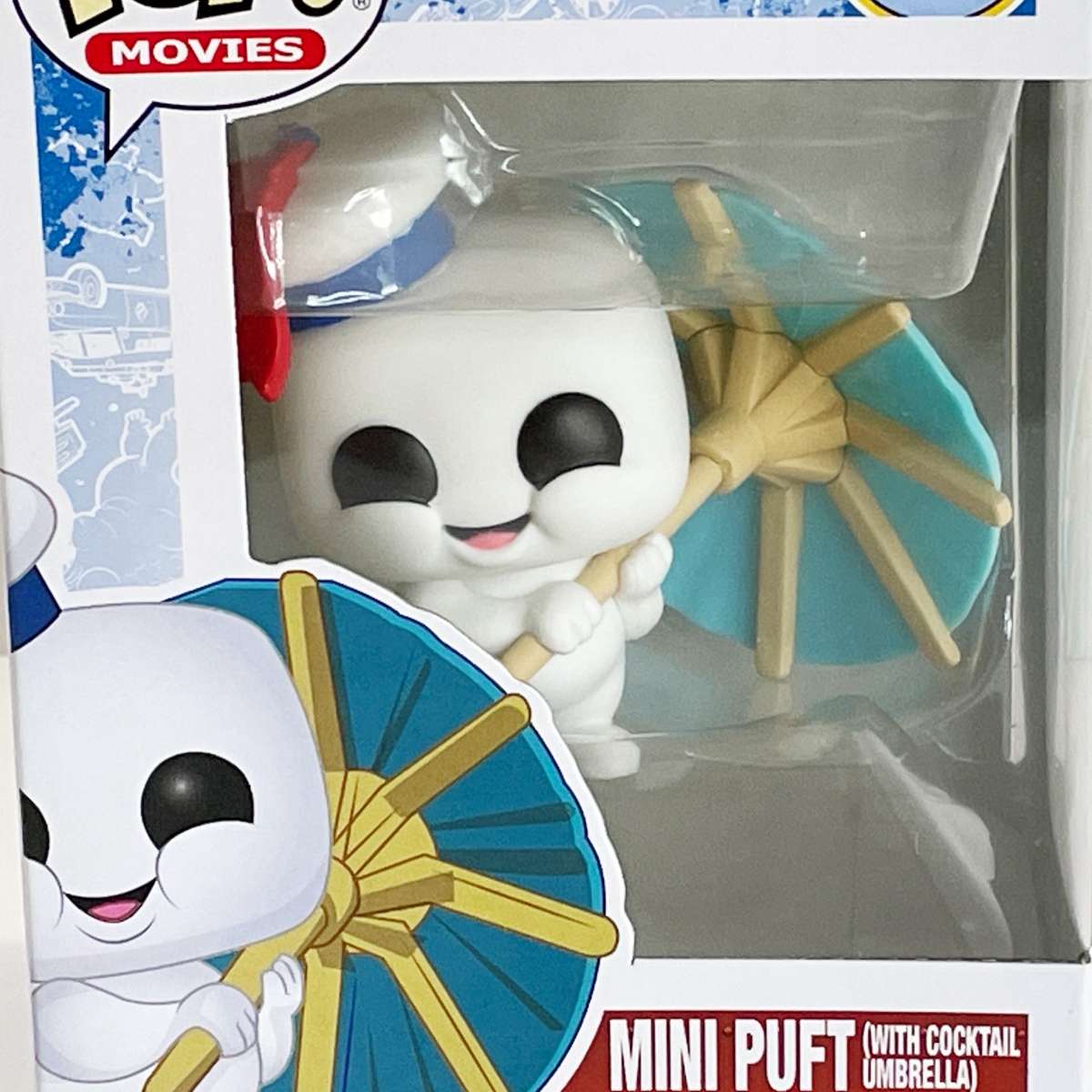 934 Mini Puft w Umbrella Funko Pop Ghostbusters MIB