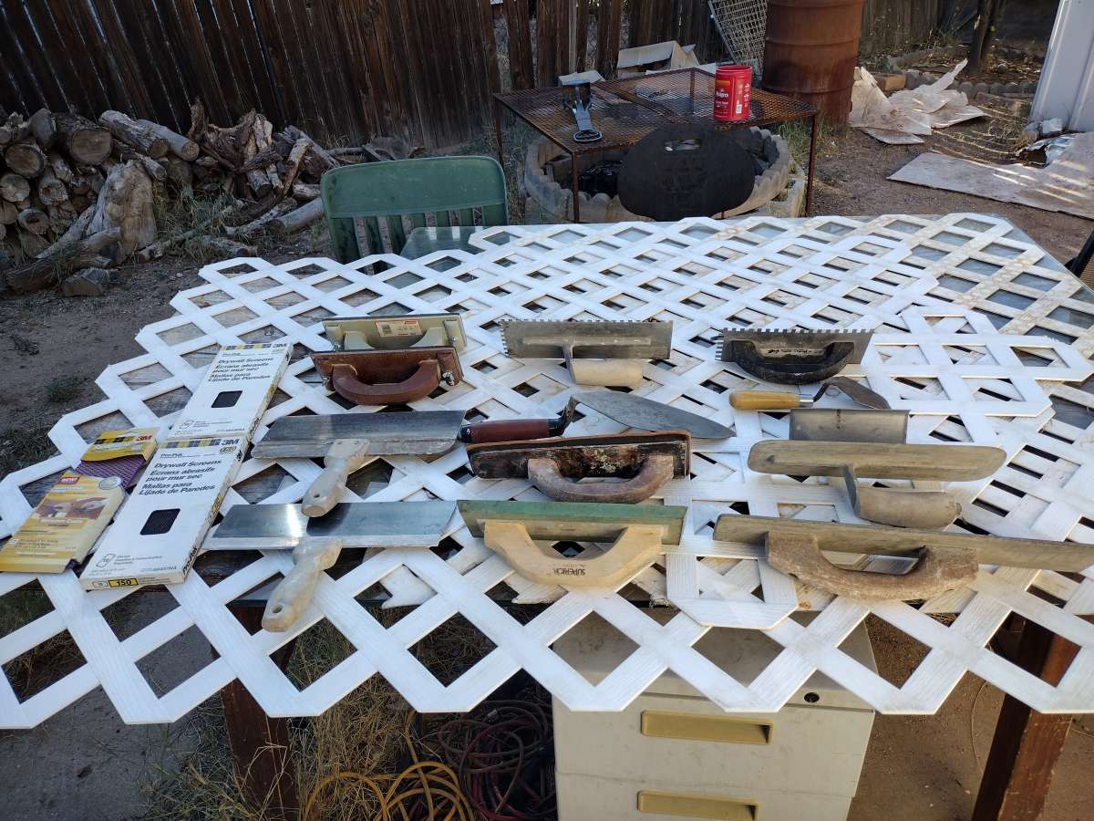 concrete drywall brick tools